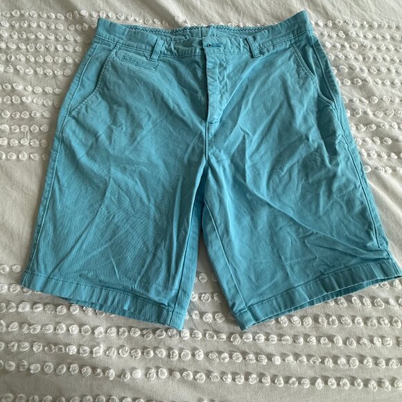 Johnnie-O Men's Size 33 Light Blue Shorts - Picture 1 of 3